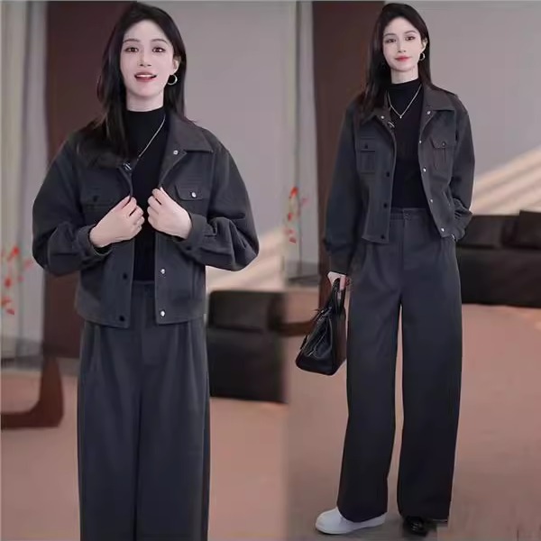 时尚套装女2025秋季新款宽松显瘦