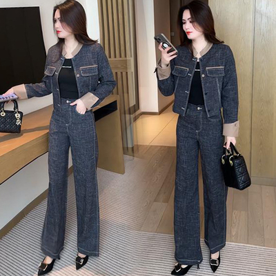 时尚套装女2025春秋新款洋气减龄