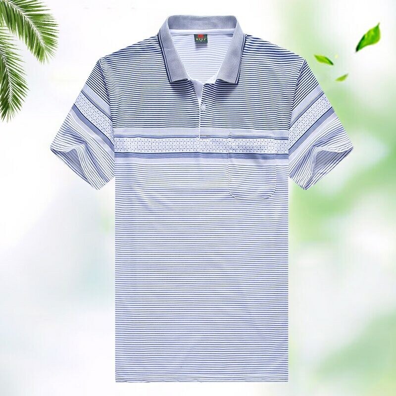 [pocket]summer Middle and old age Short sleeved T-shirt Lapel Large men's wear Easy leisure time dad jacketin the Women's clothing/Boutique , T-shirt  category - from Buy2taobao.com to provide professional Taobao agent buy service