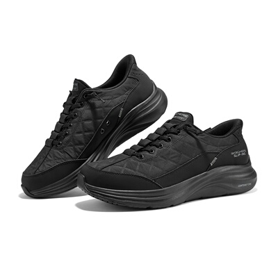 Skechers斯凯奇2025新款男士多色百搭舒适透气闪穿运动鞋232619W