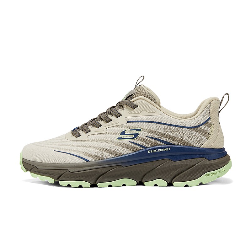 斯凯奇2025春季新款男鞋运动鞋休闲鞋越野透气缓震跑步鞋237416