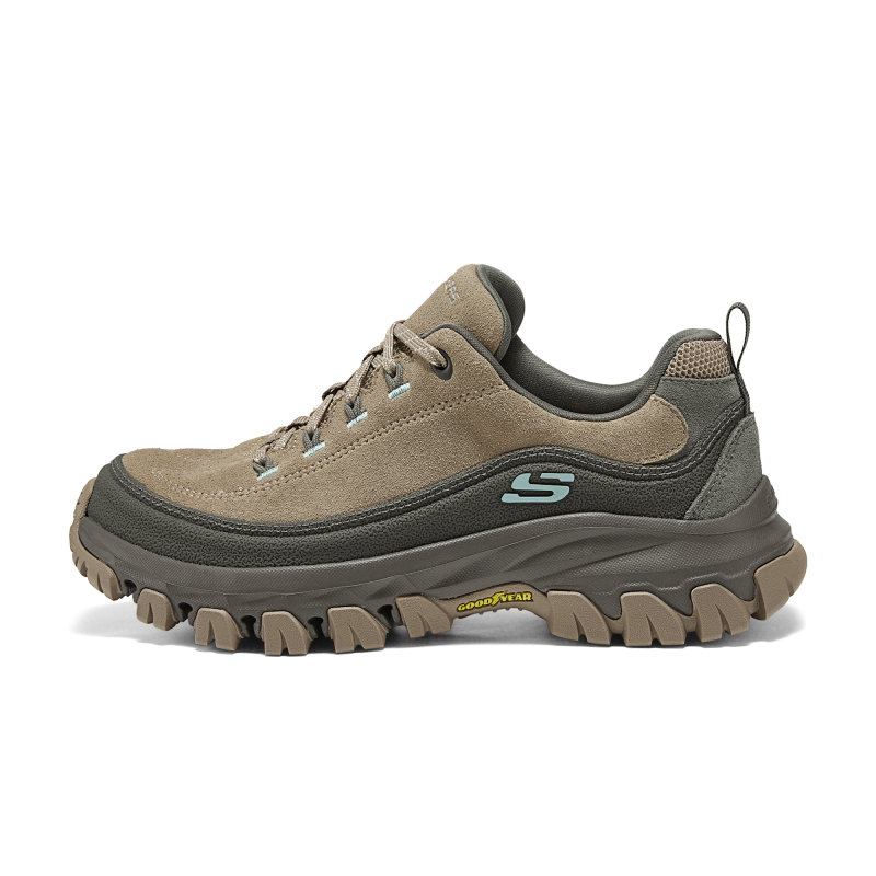 Skechers斯凯奇女士秋季户外厚底橡胶大底耐磨休闲运动鞋180142