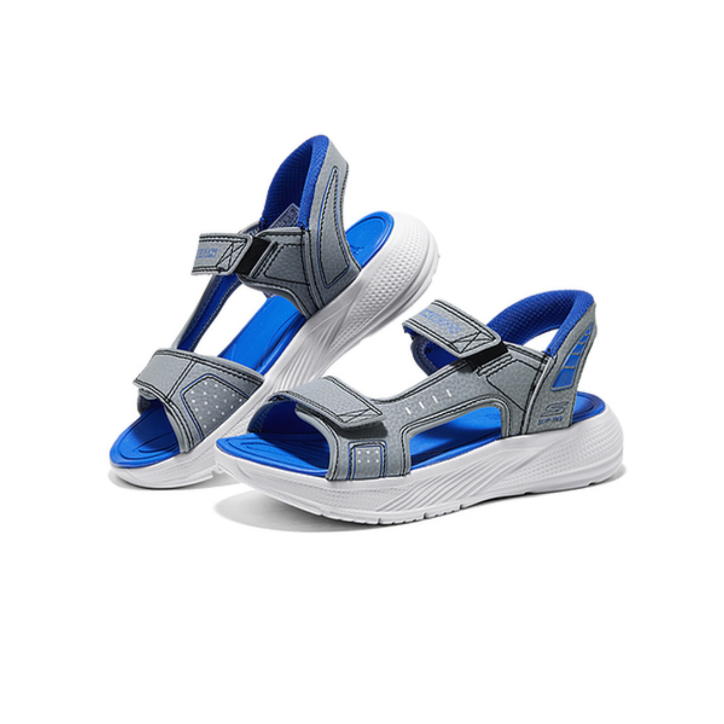 Skechers斯凯奇2026新款男童春夏季舒适休闲百搭露趾凉鞋407011L