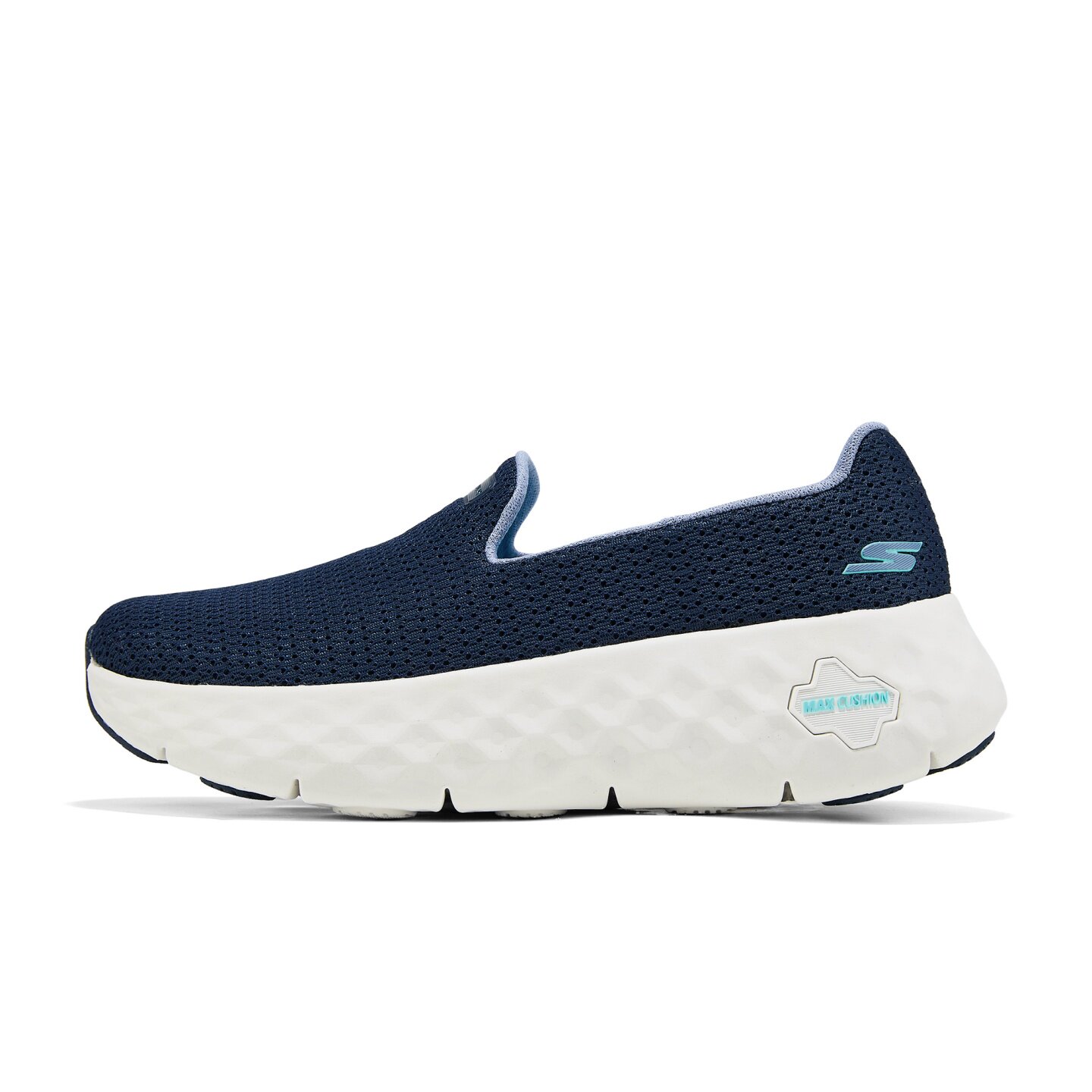 Skechers女士秋季舒适百搭一脚蹬网面休闲健步鞋126032