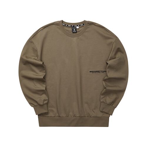 Skechers斯凯奇男女款秋冬款时尚百搭运动针织套头卫衣L124U155