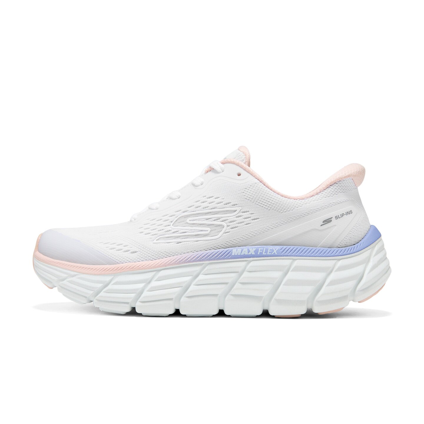 Skechers斯凯奇2025新款女士高回弹舒适运动绑带专业跑步鞋129760