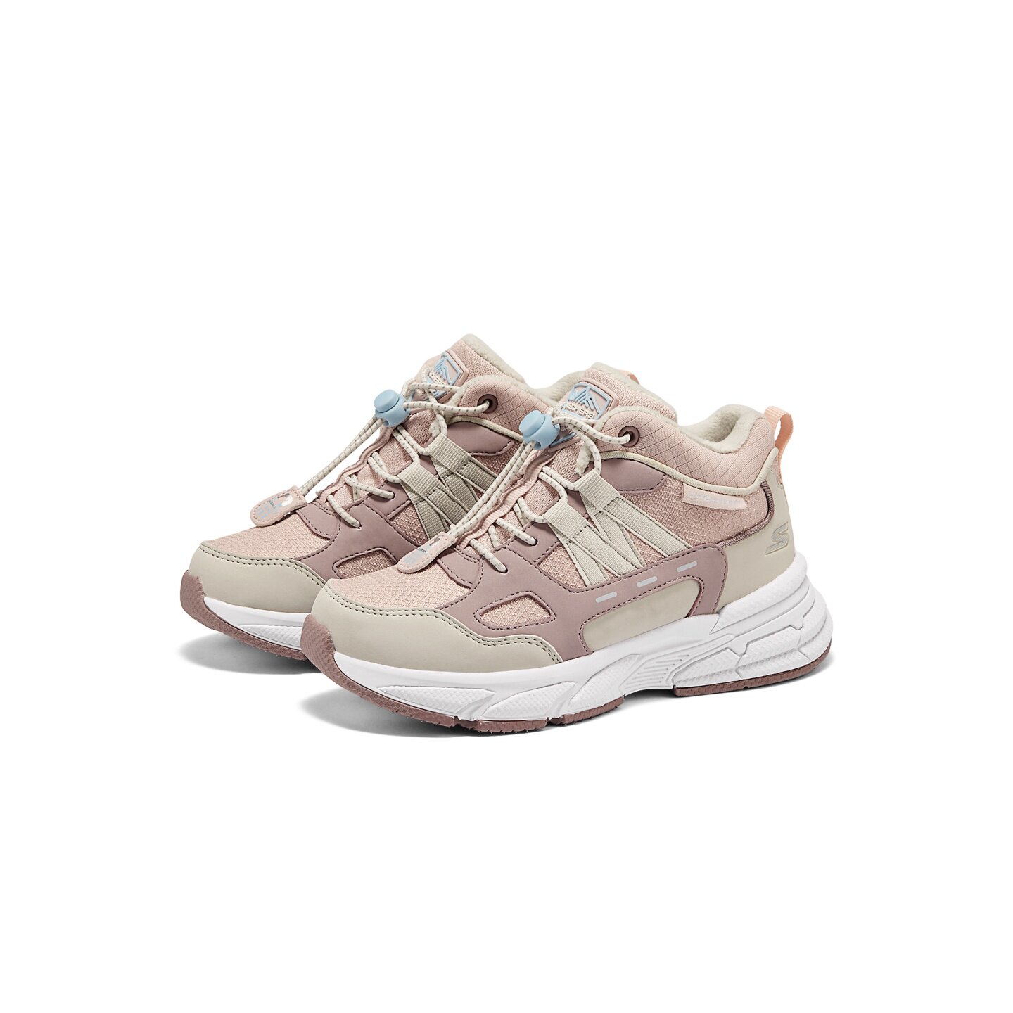 Skechers斯凯奇2025新款女童秋冬加绒舒适保暖冬靴雪地靴319253L