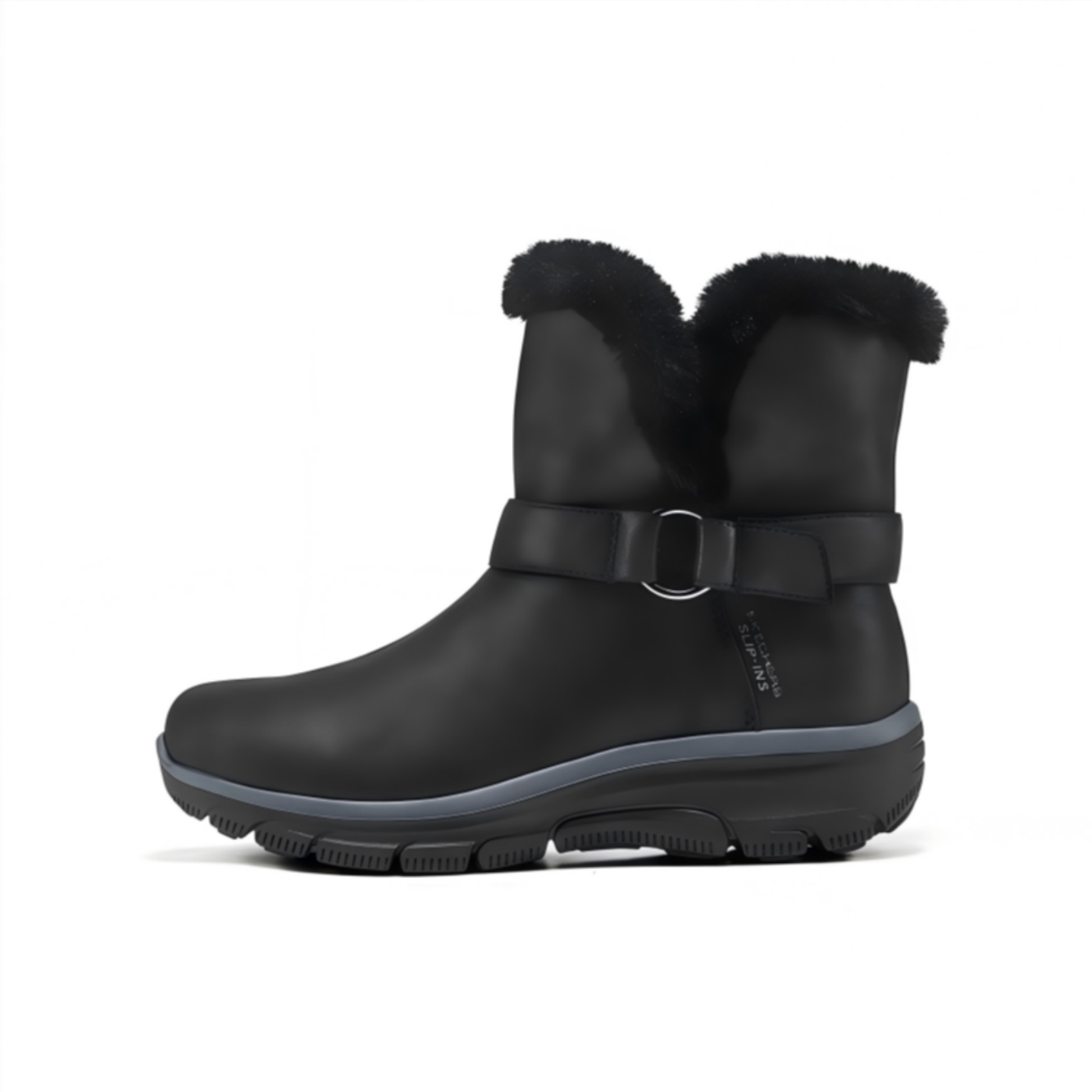 skechers斯凯奇女士冬季舒适加绒保暖透气高帮冬靴雪地靴168045