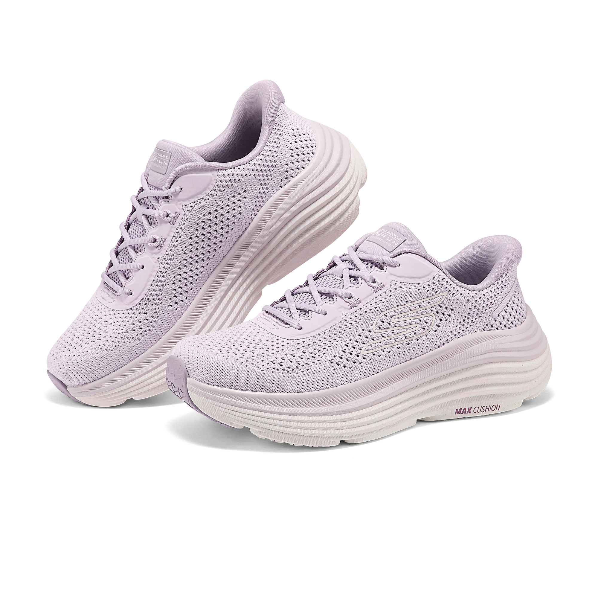 Skechers斯凯奇新款女士舒适透气耐磨缓震回弹专业跑步鞋129478