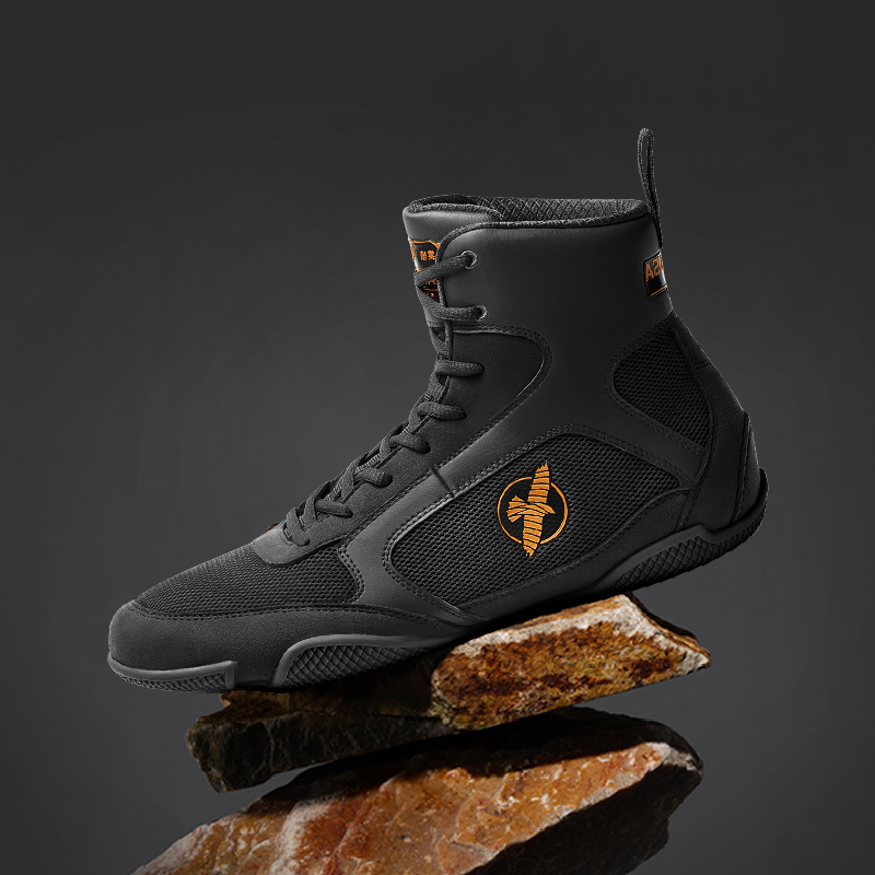 hayabusa 隼摔跤鞋拳击鞋男女散打鞋高帮靴专业比赛格斗鞋运动鞋