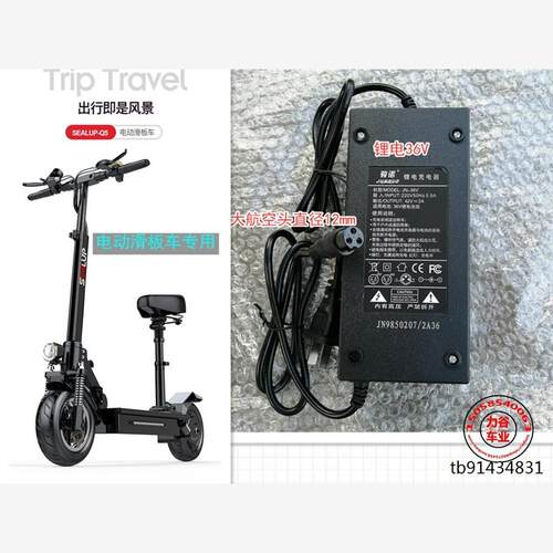 升特款电动车电动扭扭 漂移平衡车36V48V 充电器航空头锂电充电器