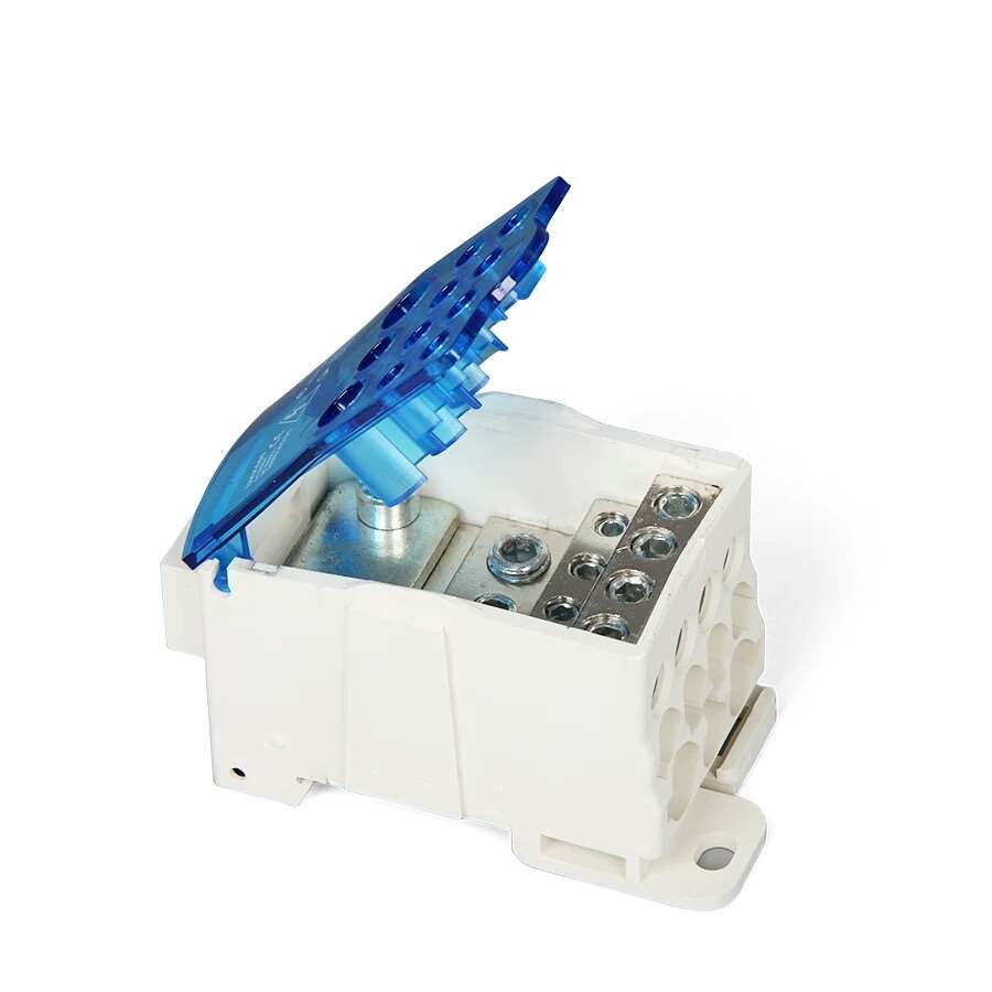 接线端子盒UKK-0大电流分线盒一进多出机柜用电线分线连接器