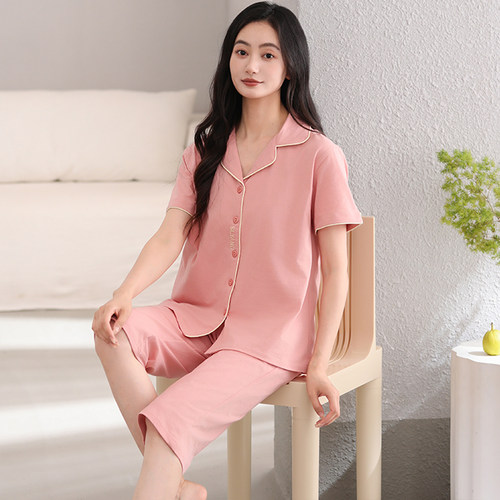 2026年新款夏季女士睡衣薄款纯棉