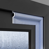 窗户挡风推拉窗户防风密封条冬季 窗帘防寒保温推拉窗防漏风密封条