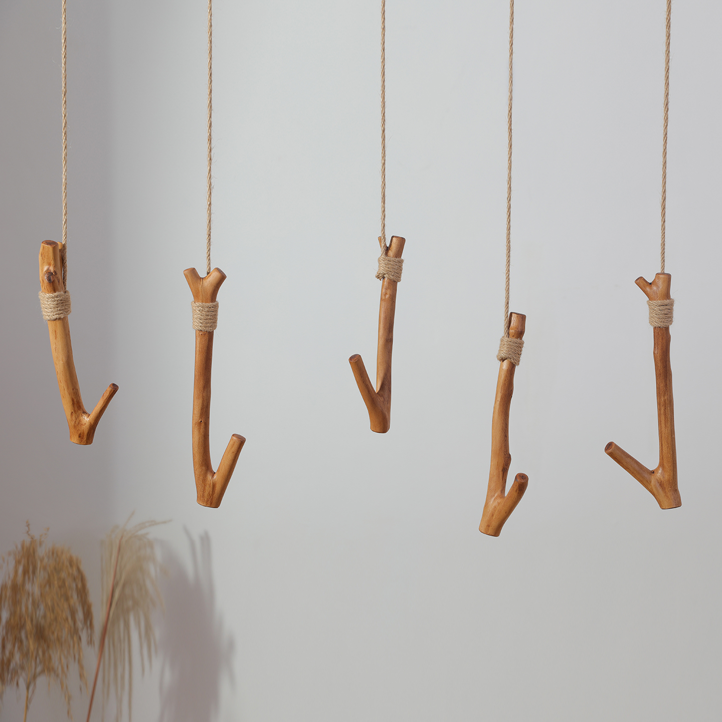 实木吊锅挂钩绿植吊钩火锅吊具