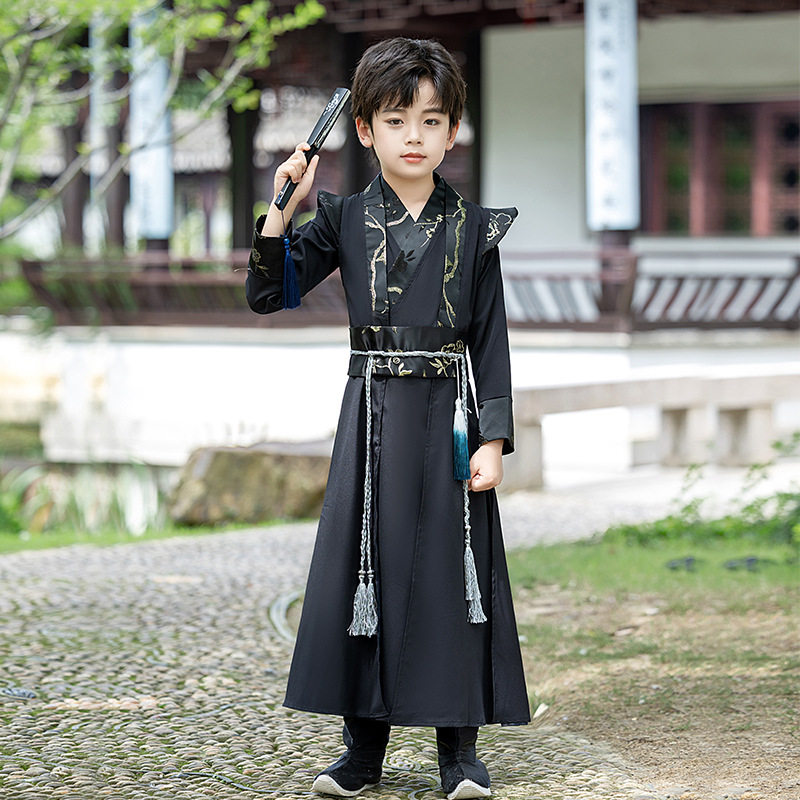 儿童古装汉服男童国学服弟子规中国风服装春夏三字经演出服,童装/婴儿装/亲子装,汉服,淘宝优惠券,粉丝福利购,淘宝优惠卷