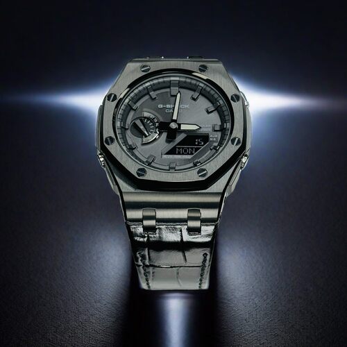 农家橡树离岸型真皮表带改装套件