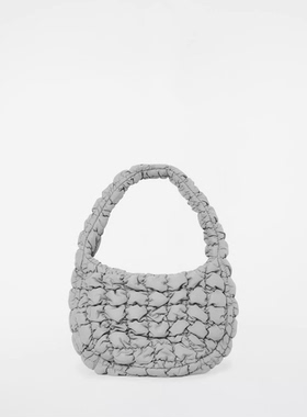 包包女云朵包2025新款女士迷你大容量羽绒泡芙包褶皱腋下饺子包