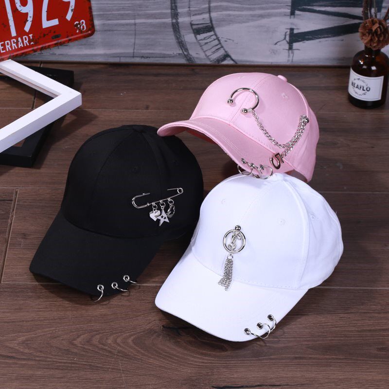 春秋潮男帽子女夏韩版时尚遮阳棒球帽学生带环潮人白色百搭鸭舌帽|msdalam kategori Aksesori/Belt kulit/Hat/Muffler, Hat - dari Buy2taobao.com untuk memberikan perkhidmatan ejen Taobao profesional membeli