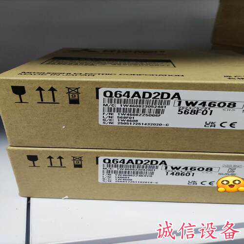 三菱Q64AD2DA 模拟量模块4通道的A/D转换、-需议价