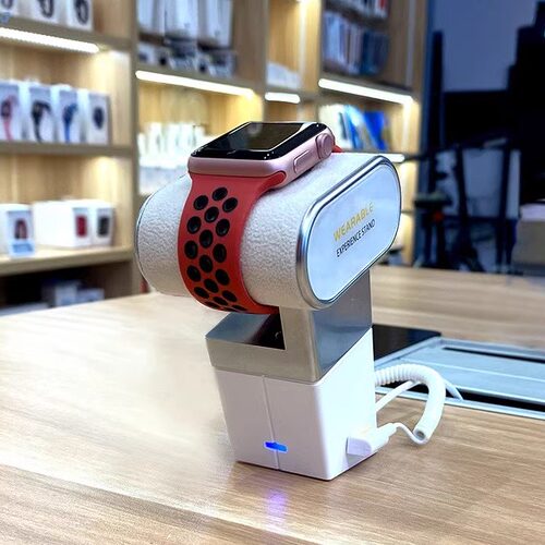 苹果手表无线充电防盗器展示架