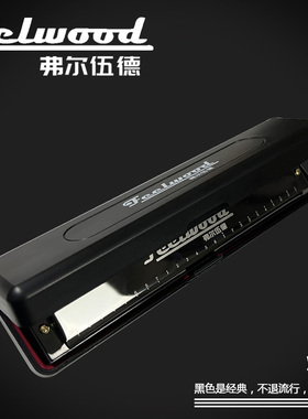 【弗尔伍德】品牌口琴24孔C调复音专业演奏成人学生初学者使用