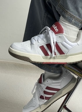 阿迪达斯Adidas Neo Entrap 男女经典复古耐磨低帮运动板鞋JQ3926