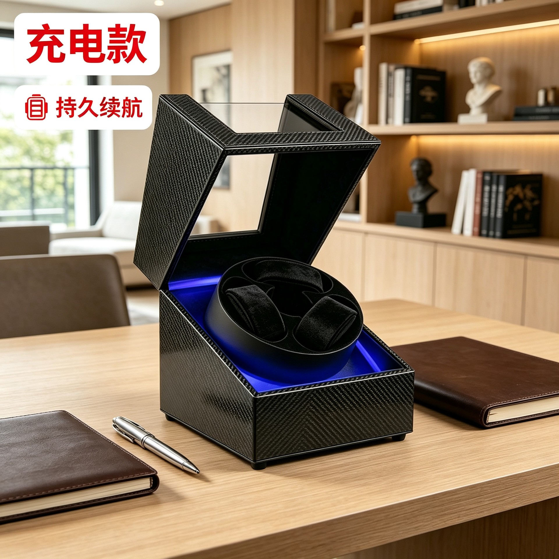 可充电摇表器机械表晃表器手表转表器静音电机摇摆表盒家用现货