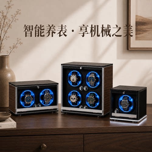 摇表器手表收纳盒静音