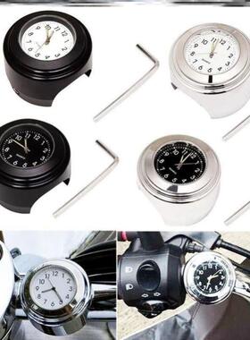 耐摔夜光摩托车载时钟电子表钟电动车时钟配件高端时尚车把表时钟