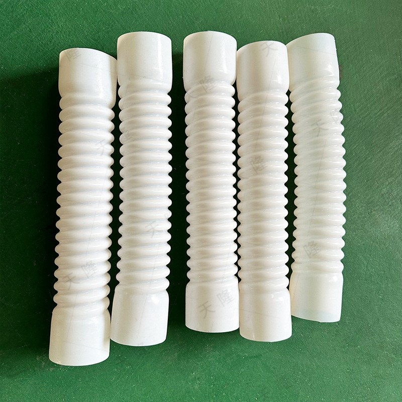 天隆塑料四氟管耐油耐高温四氟波纹管软管工业用连接管热销定 制