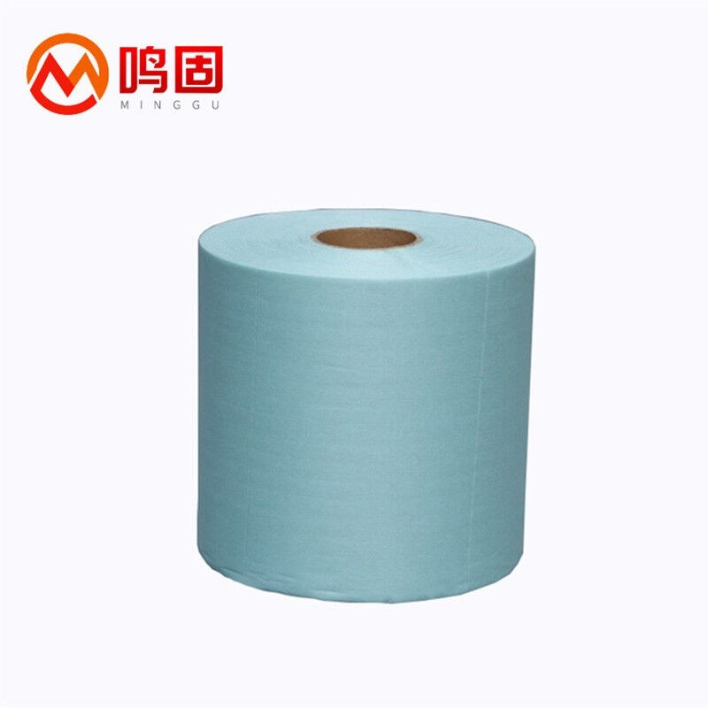 鸣固无尘擦拭纸除尘纸吸油纸卷筒工业擦拭纸大卷纸工业洁净纸250*