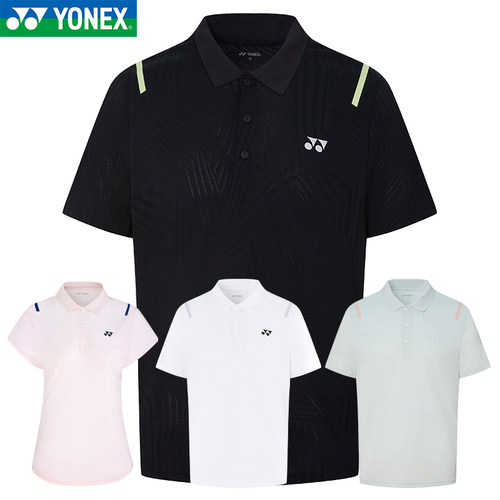 尤尼克斯25年新款羽毛球服网球服运动上衣POLO衫短袖115115TCR