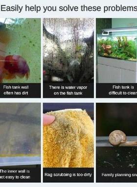 Fish Tank Cleaning Tool Flat Sand Algae Removal Dual-use