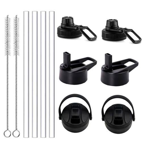 Replace Straw Flip Lid Flex Cap for Hydro Water Bottle Flask