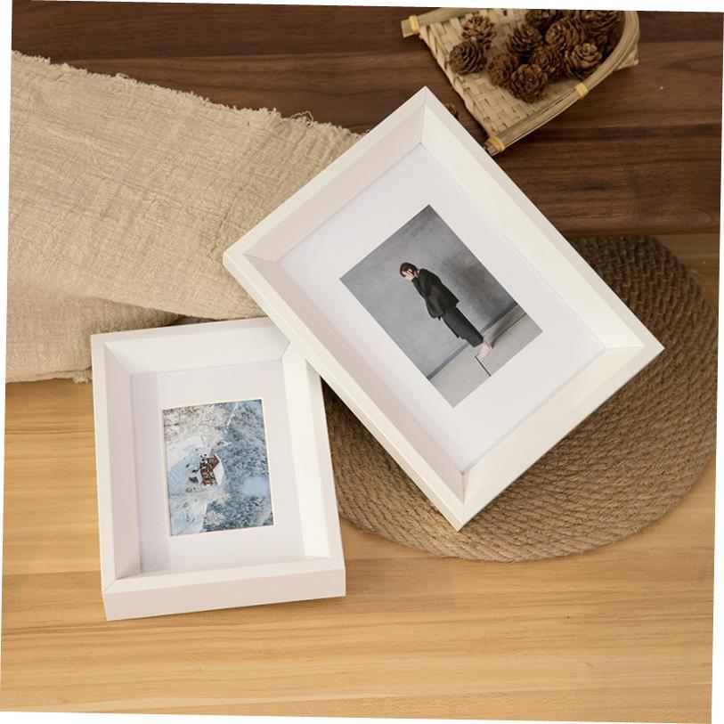 Nordic simple wooden photo frame square picture frames 相框
