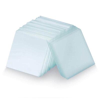 Microscope Slides + 100pcs Cover Glass Pre-Cleaned Blank