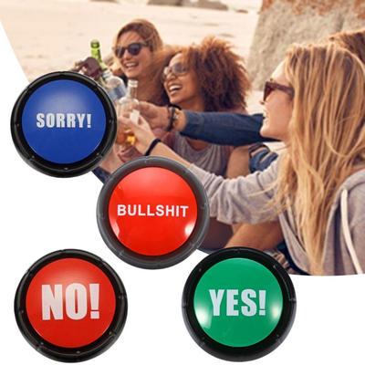 Talking Button Bullshit Maybe No Sorry Yes Sound Button Toys