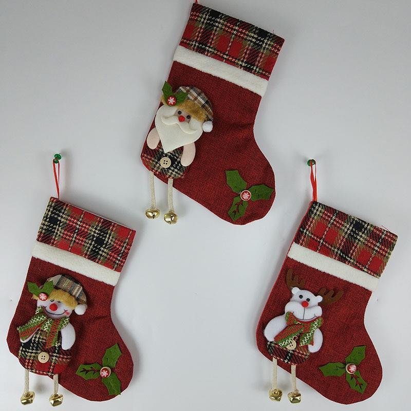 Christmas Socks Christmas Socks Old Man Gift Bag Snowman Gif