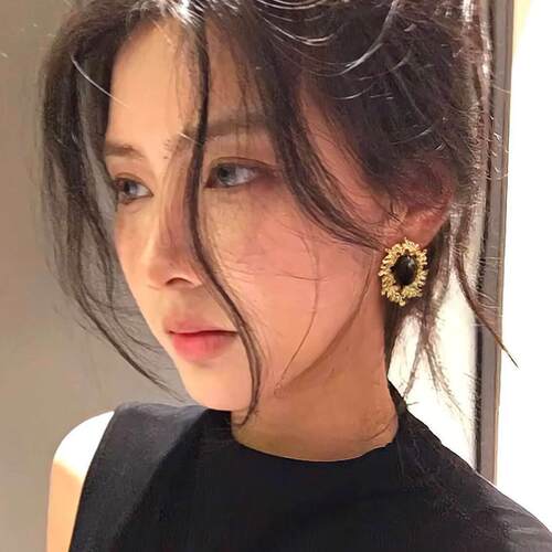 Christmas Bule Drop Earrings For Women Girls Crystal Jewelry