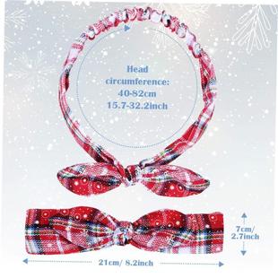 Christmas Gifts Snowflake Grid Headband Garland
