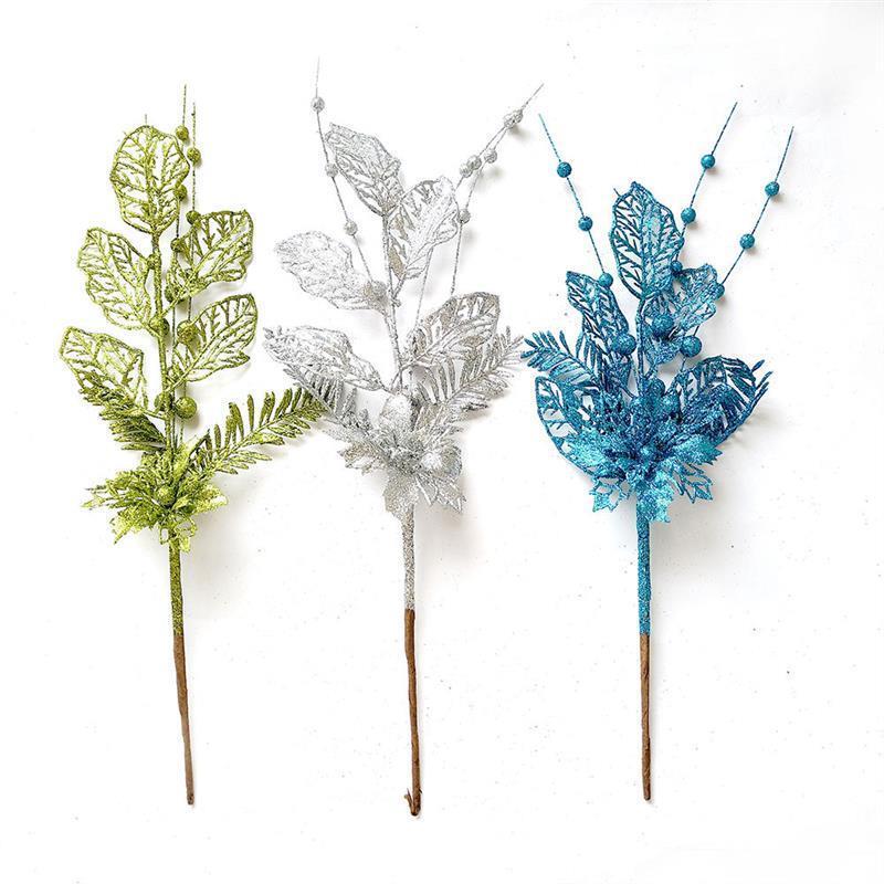 圣诞节Christmas Pink Flower Simulated tree branch insertion