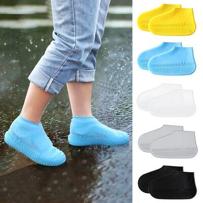 Reusable Rainy Season Silicone Rain Boot Cover Thickened Non