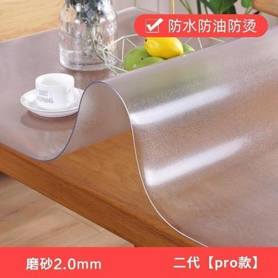 Waterproof PVC Table cloth Transparent Cover Mat Kitchen