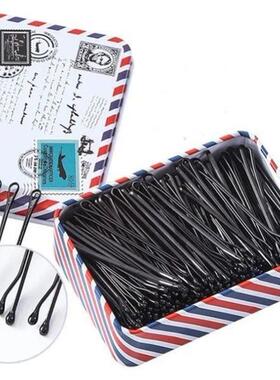 60/120pcs Black Hairpins for Women Hair Clip Lady Bobby Pins