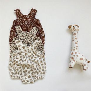 Summer Baby Girl Clothes Floral Newborn Girl Romper Sleevele