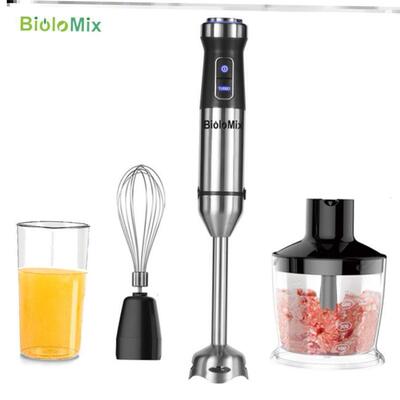 electric hand immersion blender food processor chopper mixer