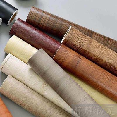 Table paper sticker self-adhesive wallpaper imitation wood
