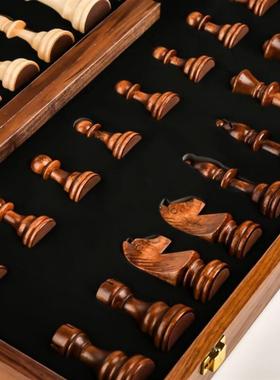 Chess solid wood high gradesuit large folding chessboard棋盘