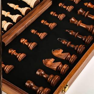 Chess solid wood high gradesuit large folding chessboard棋盘